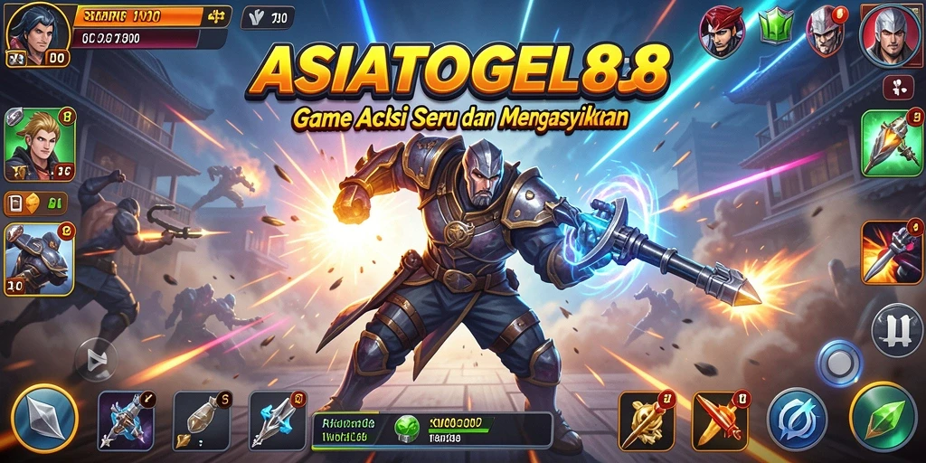 Tampilan gameplay menegangkan di ASIATOGEL88 dengan aksi yang cepat.