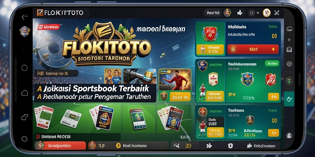 Screenshot utama FLOKITOTO menampilkan gameplay taruhan yang menarik.