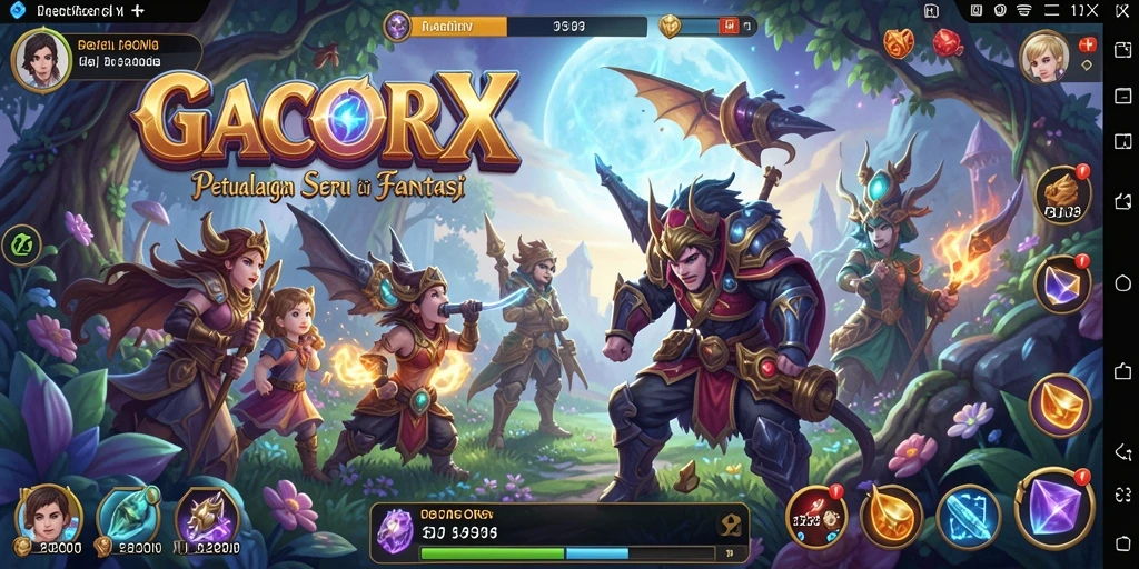 Screenshot gameplay GACORX menampilkan aksi seru dan grafik yang memukau.