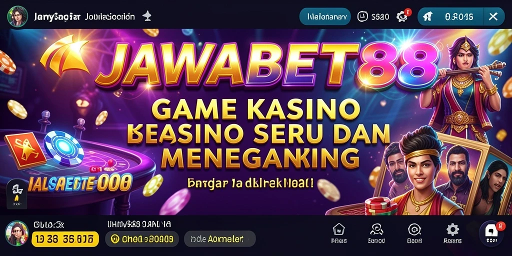 Tampilkan gameplay seru JAWABET88 dengan grafik menawan.
