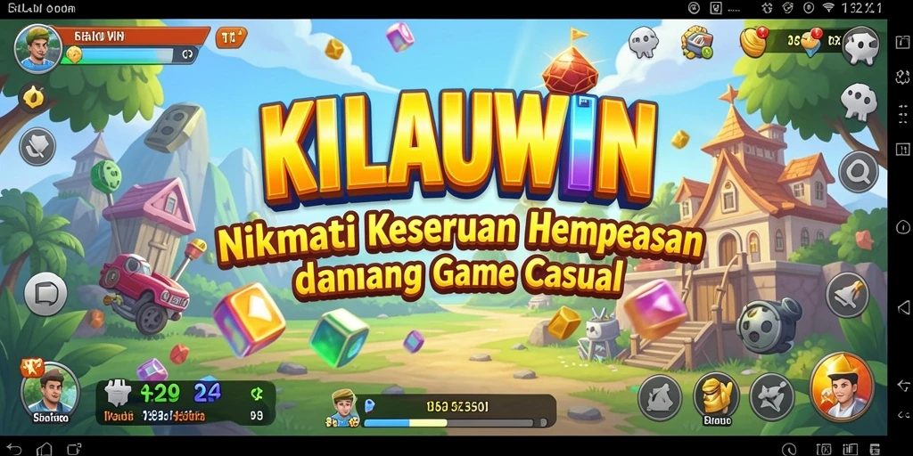 Screenshot gameplay KILAUWIN menampilkan momen seru dalam permainan casual.