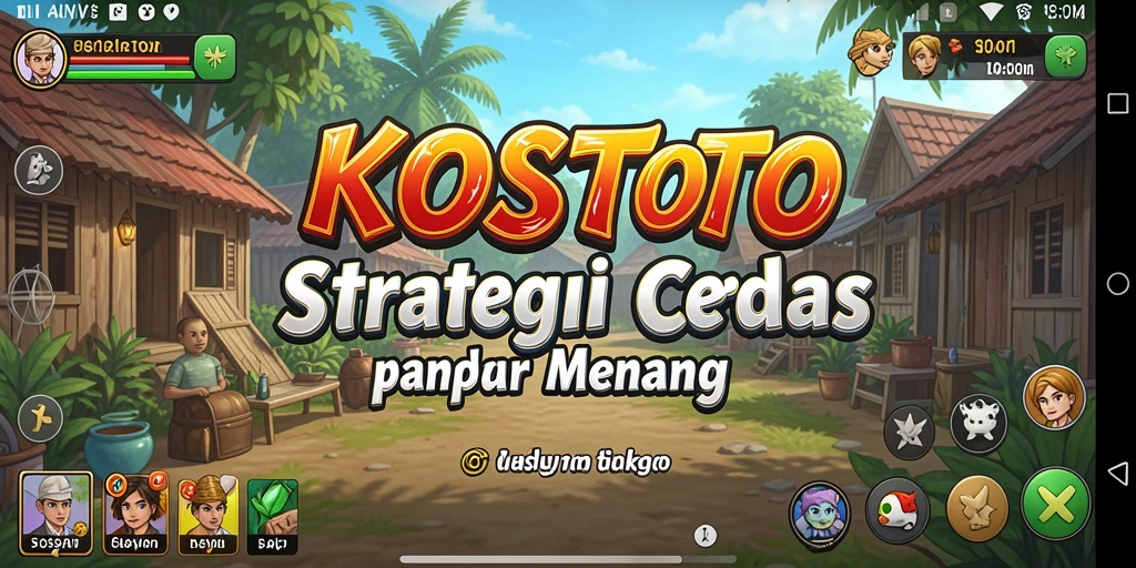 Tampilan gameplay KOSTOTO yang menegangkan dan strategis.