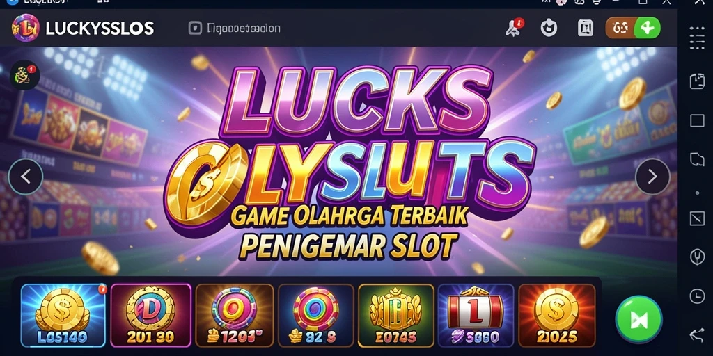 Tampilan menarik dari gameplay <strong>LUCKYSLOTS</strong> dengan elemen olahraga.