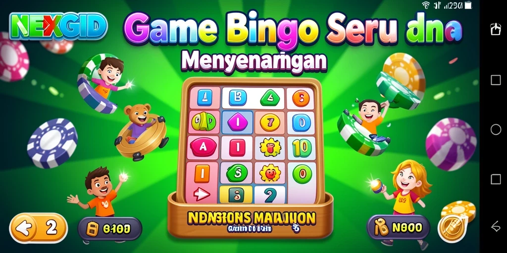 Tampilan gameplay seru dan interaktif dari NEXGID Bingo.