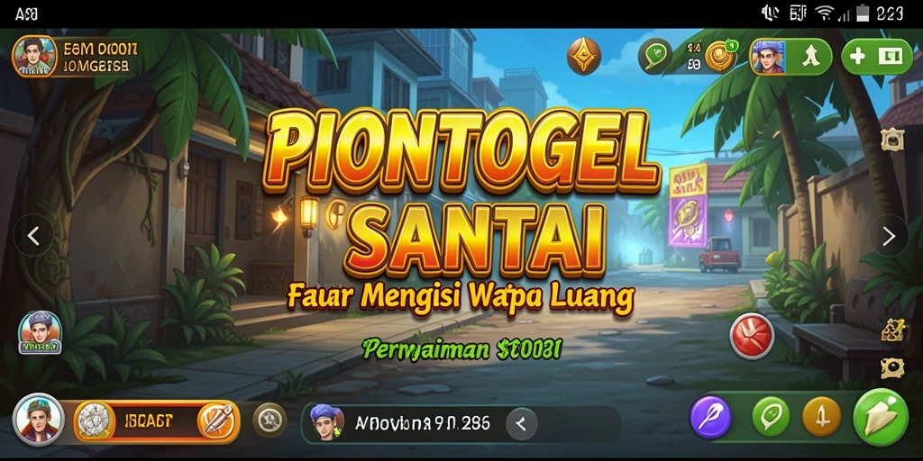 Tangkapan layar utama PIONTOGEL yang menampilkan gameplay santai dan menyenangkan.