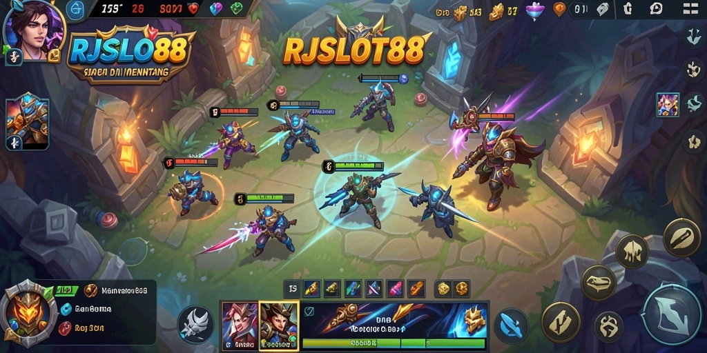 Tampilan gameplay seru RJSLOT88 yang penuh strategi dan aksi.