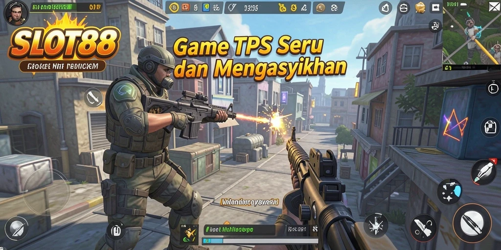 Tampilan dinamis dari gameplay SLOT88 yang menegangkan.