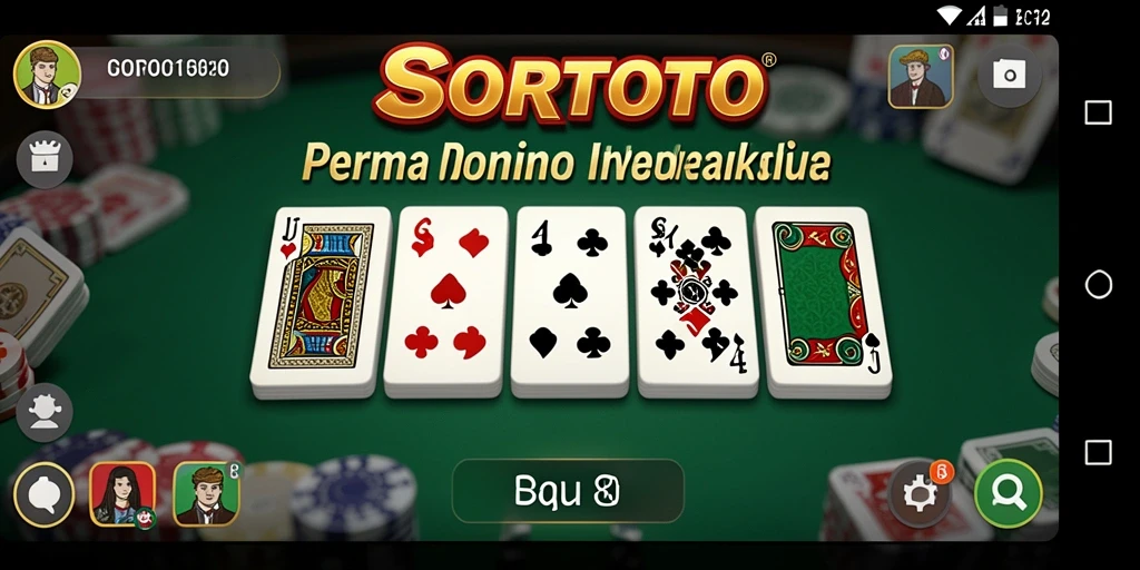 Tampilan gameplay dari SORTOTO yang seru dan interaktif.