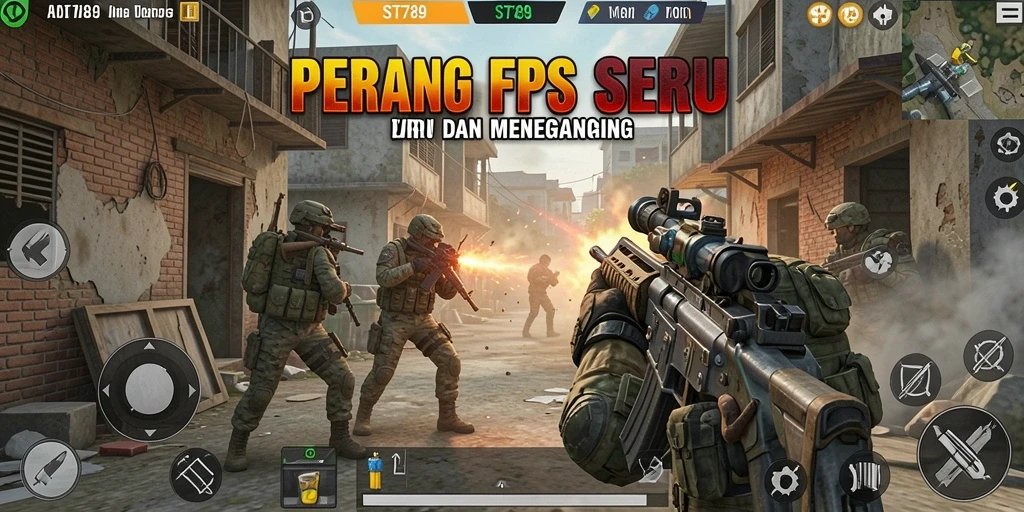 Tampilan gameplay menegangkan dalam ST789 dengan grafis yang memukau.