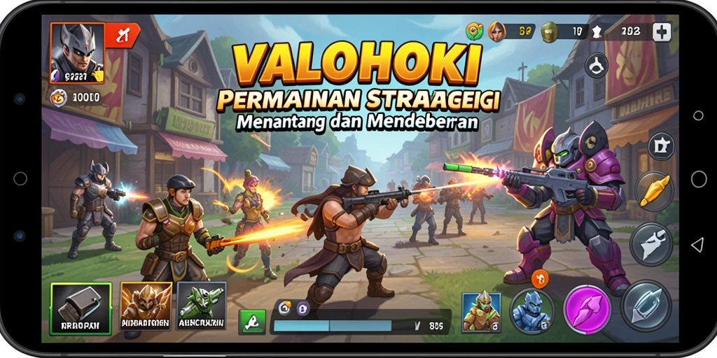 Tampilan gameplay VALOHOKI yang menegangkan dan strategis.