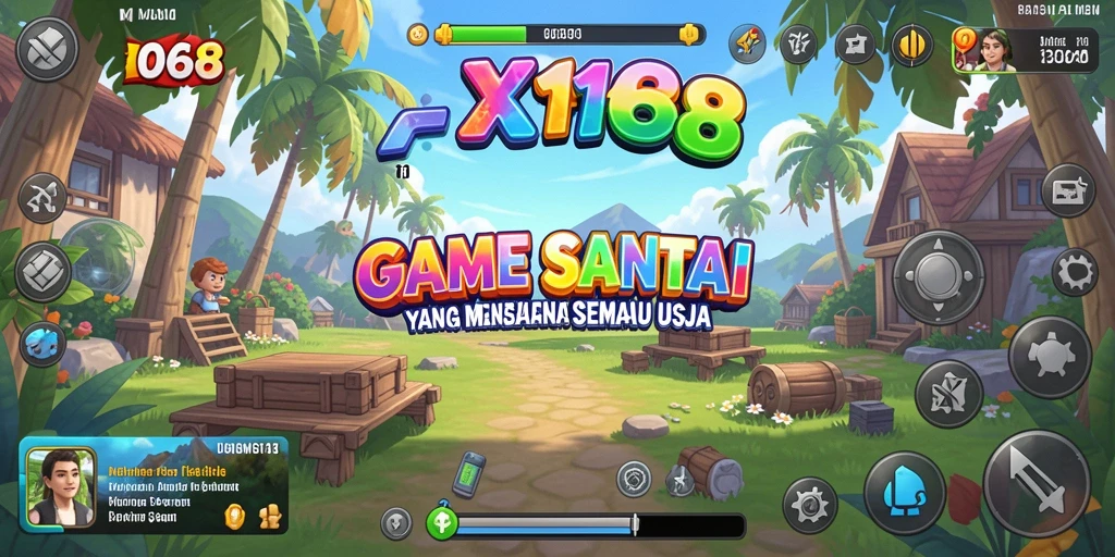 Gameplay X168 yang seru dan penuh warna.